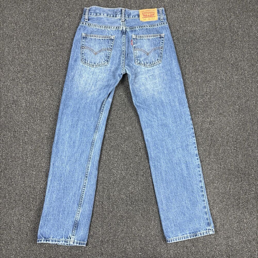 Levis 514 Straight Kids Youth Straight Jeans Size 14 Regular 27x27 - Picture 4 of 6